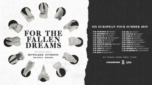 Poster of the event For The Fallen Dreams at 