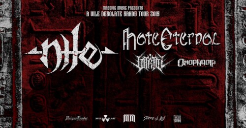 Poster von der Veranstaltung Nile, Hate Eternal, Vitriol, Omophagia & Fallcie @ KIFF, Aarau