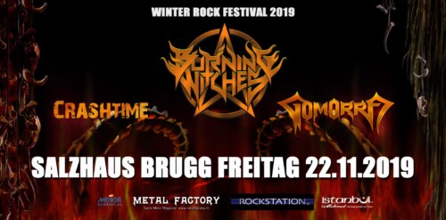 Poster von der Veranstaltung Winter Rock Festival 2019 @ Salzhaus, Brugg