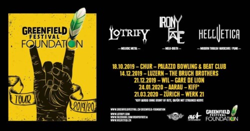 Poster von der Veranstaltung Greenfield Festival Foundation On Tour 2020 | Aarau @ KIFF, Aarau