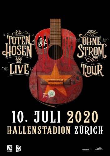 Poster von der Veranstaltung Die Toten Hosen @ Hallenstadion, Zürich