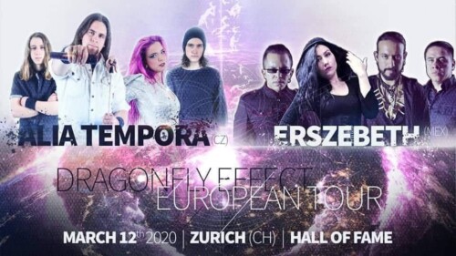 Poster von der Veranstaltung Dragonfly Effect European Tour @ Hall of Fame, Wetzikon