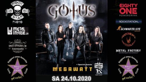 Poster von der Veranstaltung Gotus @ Hall of Fame, Wetzikon