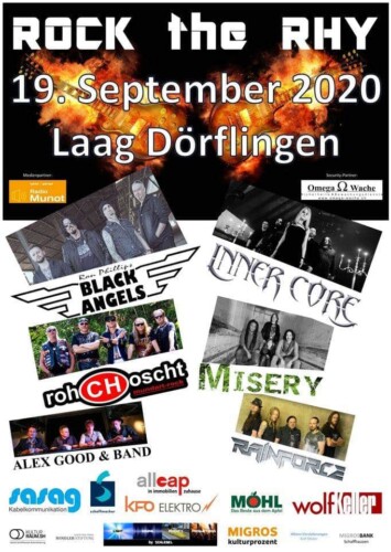 Poster von der Veranstaltung Rock The Rhy open air @ Laag, Dörflingen