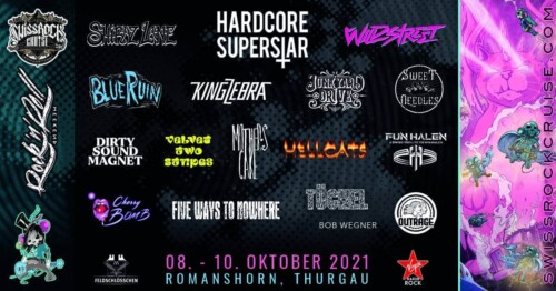 Poster of the event Swissrockcruise ROCK N ROLL FESTIVAL 08.-10. Oktober in ROMANSHORN at Romanshorn Hafen