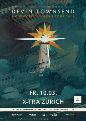 Poster von der Veranstaltung Devin Townsend & Special Guests @ X-TRA, Zürich