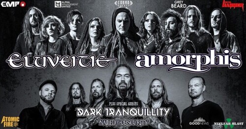 Poster von der Veranstaltung Amorphis, Eluveitie & Dark Tranquillity @ Komplex Klub