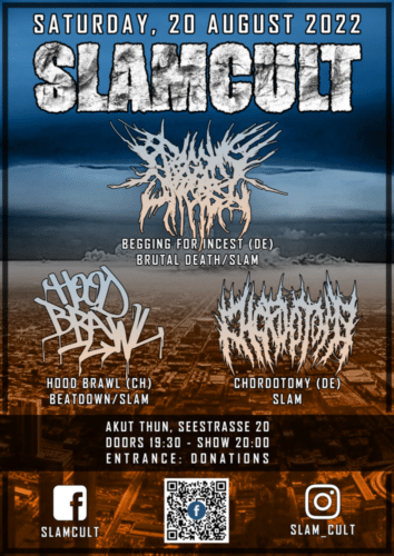 Poster of the event SLAMCULT at AkuT Thun