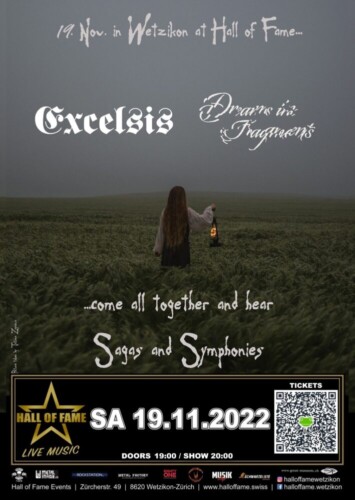 Poster von der Veranstaltung Sagas and Symphonies @ Hall of Fame, Wetzikon