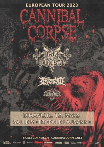 Poster von der Veranstaltung Ingested, Dark Funeral & Cannibal Corpse @ Salle Métropole