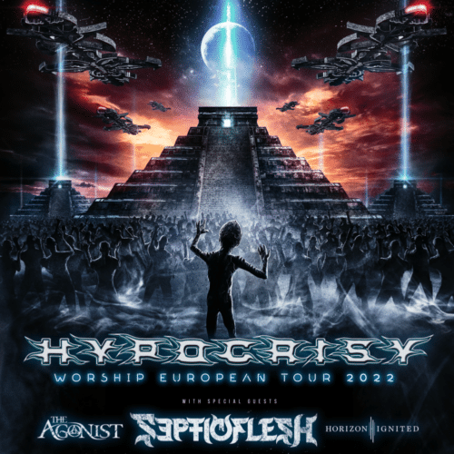 Poster von der Veranstaltung Hypocrisy + Septicflesh + The Agonist + Horizon Ignited @ Les Docks, Lausanne