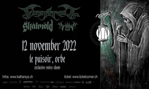 Poster von der Veranstaltung Finntroll, Skalmöld & Brymir @ Le Puisoir, Orbe