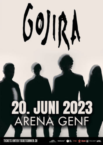 Poster von der Veranstaltung Gojira @ Geneva Arena