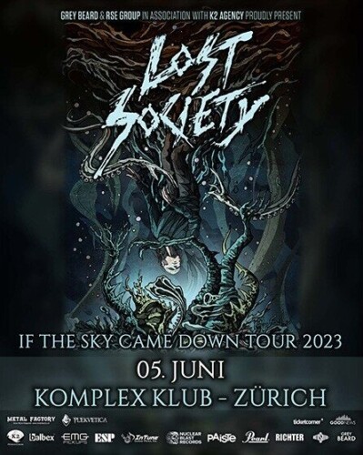 Poster von der Veranstaltung Lost Society @ Komplex Klub