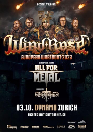 Poster of the event WIND ROSE (EUROPEAN WARFRONT 2023 ) at Dynamo, Zürich