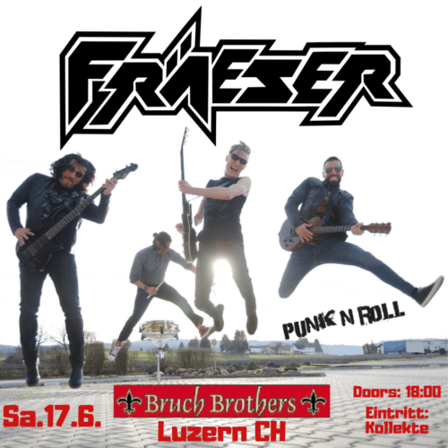 Poster of the event FRÄESER at The Bruch Brothers, Luzern