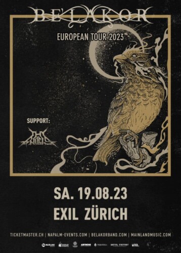 Poster von der Veranstaltung Be'lakor @ Exil Zürich