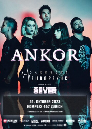 Poster von der Veranstaltung Ankor & Sever - Darkbeat Europe / UK Tour @ Komplex Klub