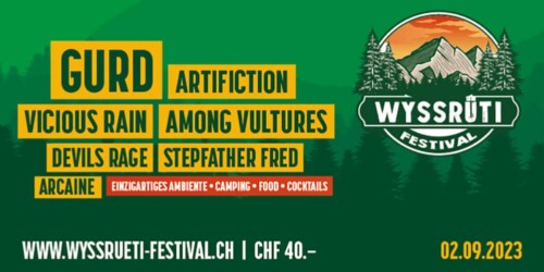 Poster von der Veranstaltung Wyssrüti Festival 2023 @ Wyssrüti Festival