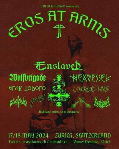 Poster of the event Eros At Arms at Dynamo, Zürich