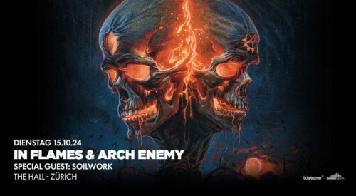 Poster von der Veranstaltung Arch Enemy, Soilwork & In Flames @ The Hall, Zürich