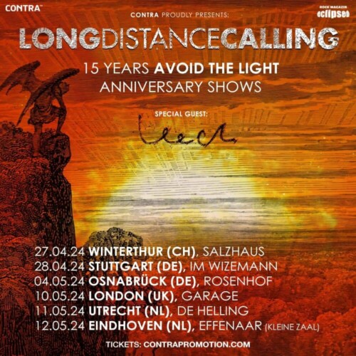 Poster von der Veranstaltung Long Distance Calling & Leech @ Salzhaus, Winterthur