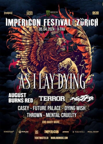 Poster von der Veranstaltung Impericon Festival 2024 @ X-TRA, Zürich