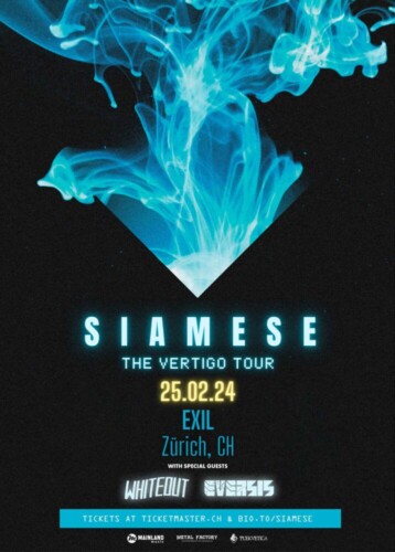 Poster von der Veranstaltung Siamese EU Tour 2024 @ Exil Zürich