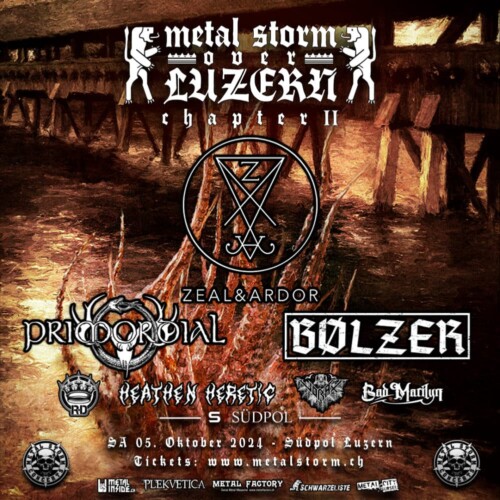 Poster von der Veranstaltung METAL STORM OVER LUZERN - CHAPTER II @ Südpol