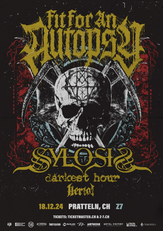 Event Poster of Fit For An Autopsy