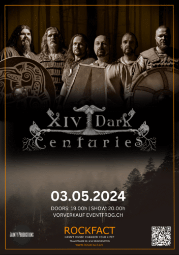 Poster von der Veranstaltung XIV Dark Centuries @ Rockfact Music Club, Münchenstein