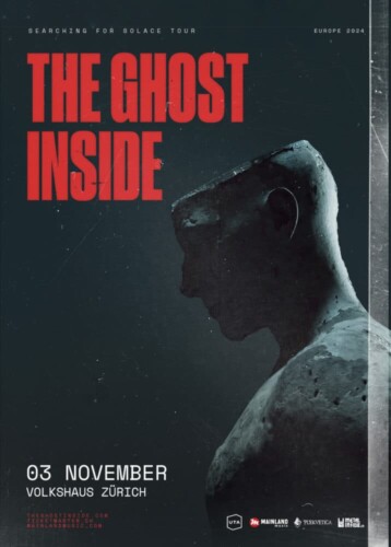 Poster von der Veranstaltung THE GHOST INSIDE @ Volkshaus, Zürich