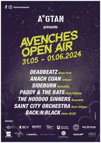 Poster of the event Avenches Open Air 2024 at Avenches Open Air