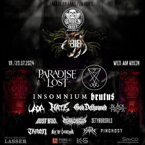 Poster of the event Baden in Blut Metal Open Air (2024) at Weil am Rhein