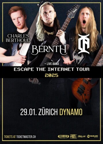 Poster of the event Bernth & Charles Berthoud at Dynamo, Zürich