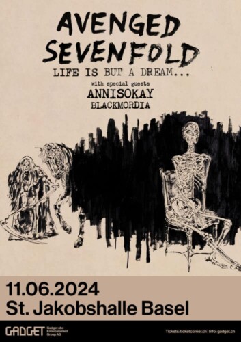 Poster of the event Annisokay & Avenged Sevenfold at St. Jakobshalle