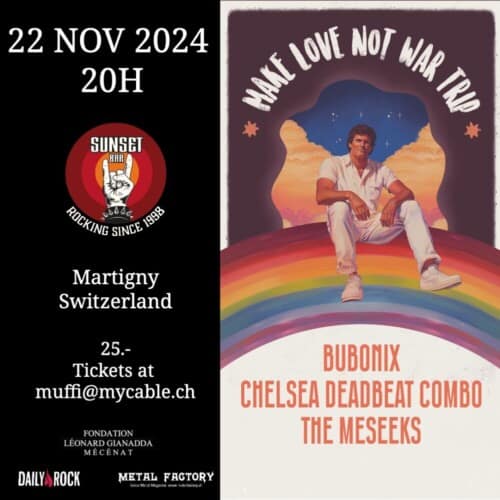 Poster von der Veranstaltung Bubonix & Chelsea Deadbeat Combo & The Meseeks @ Sunset Bar, Martigny