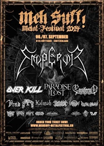 Poster of the event Meh Suff Metal Festival 2024 at Hüttikerberg