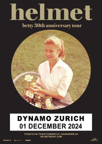 Poster of the event Helmet at Dynamo, Zürich