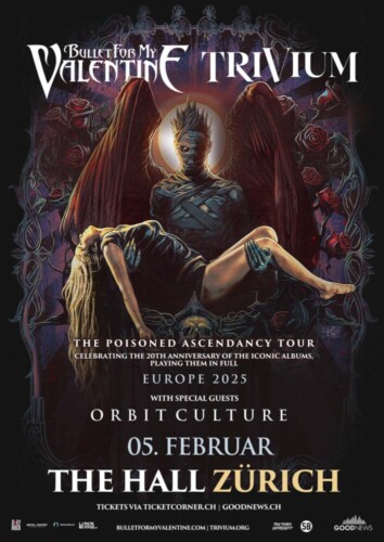 Poster von der Veranstaltung The Poisoned Ascendancy Tour 2025 @ The Hall, Zürich