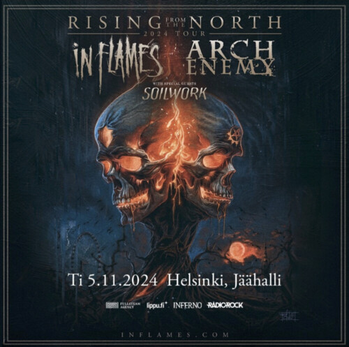 Poster von der Veranstaltung In Flames, Soilwork & Arch Enemy @ Jööhalli (Nordis), Helsinki