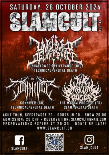 Poster of the event Slam Cult XV at AkuT Thun