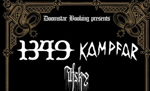 Poster of the event KAMPFAR, 1349 & AFSKY at Musigburg, Aarburg