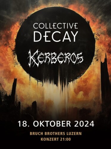 Poster of the event Kerberos & Collective Decay at The Bruch Brothers, Luzern