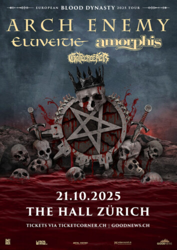 Poster von der Veranstaltung Arch Enemy @ The Hall, Zürich