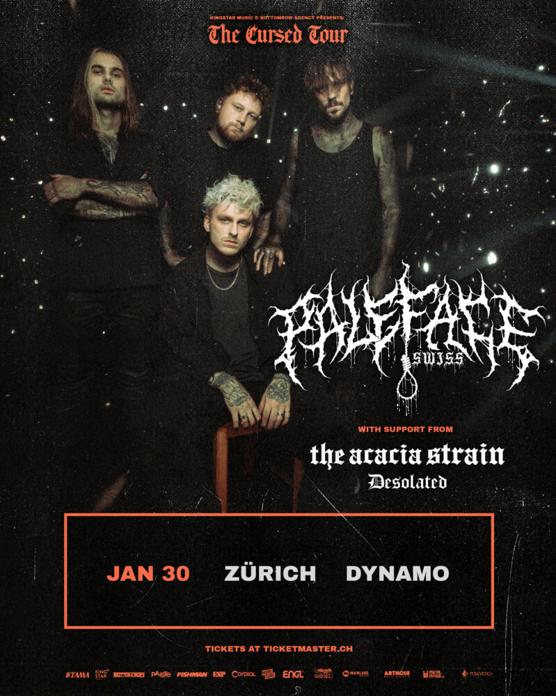 Event Poster von PALEFACE SWISS, The Acacia Strain & Desolated