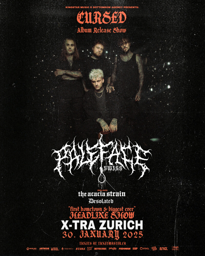 Event Poster von PALEFACE SWISS, The Acacia Strain & Desolated