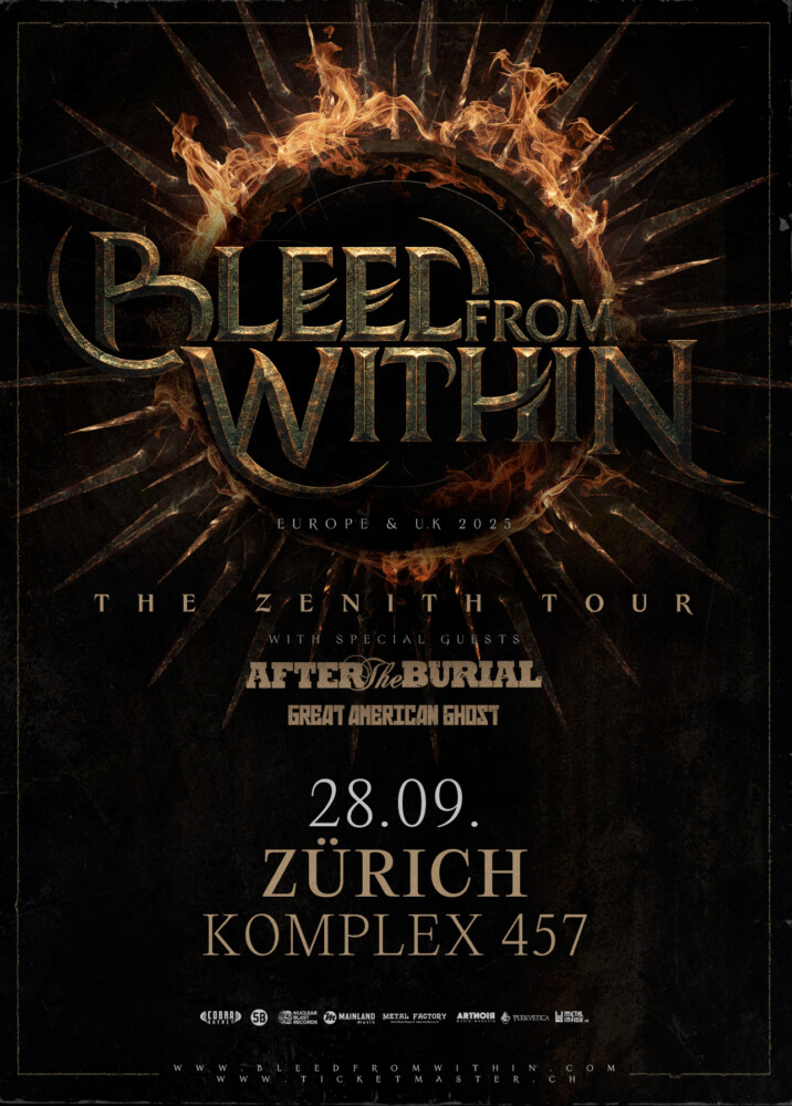 Event Poster von Bleed From Within, Great American Ghost & After the Burial