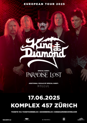 Poster von der Veranstaltung King Diamond @ Komplex 457, Zürich