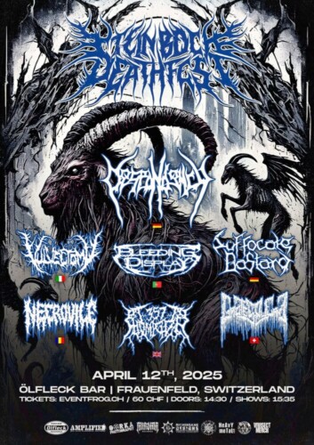 Poster von der Veranstaltung Steinbock DeathFest III @ Ölfleck Event-Bar, Frauenfeld